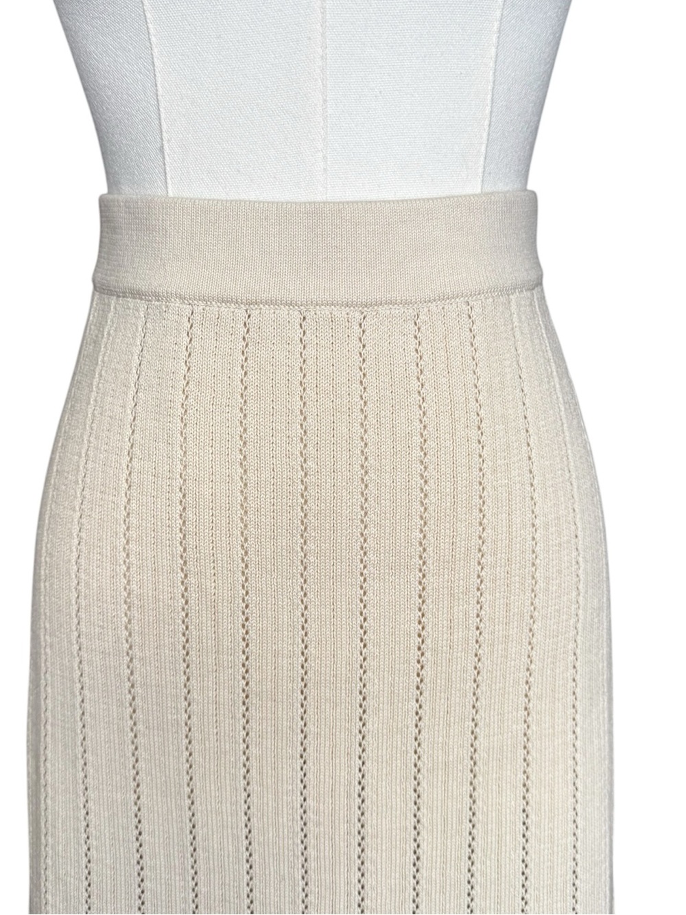 Sézane BELLINA MIDI Skirt in Beige Small - Picture 5 of 11
